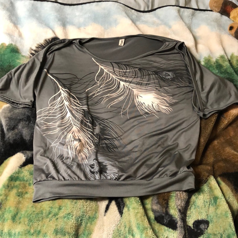 A Cute Gray T-Shirt